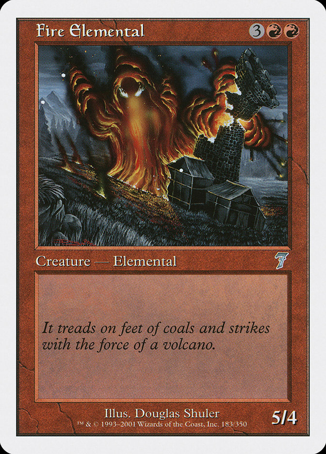 Fire Elemental [Seventh Edition] | Deep Dive Games St. Marys