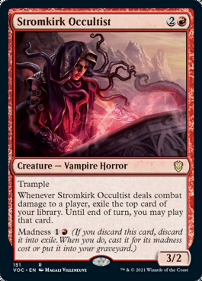 Stromkirk Occultist [Innistrad: Crimson Vow Commander] | Deep Dive Games St. Marys