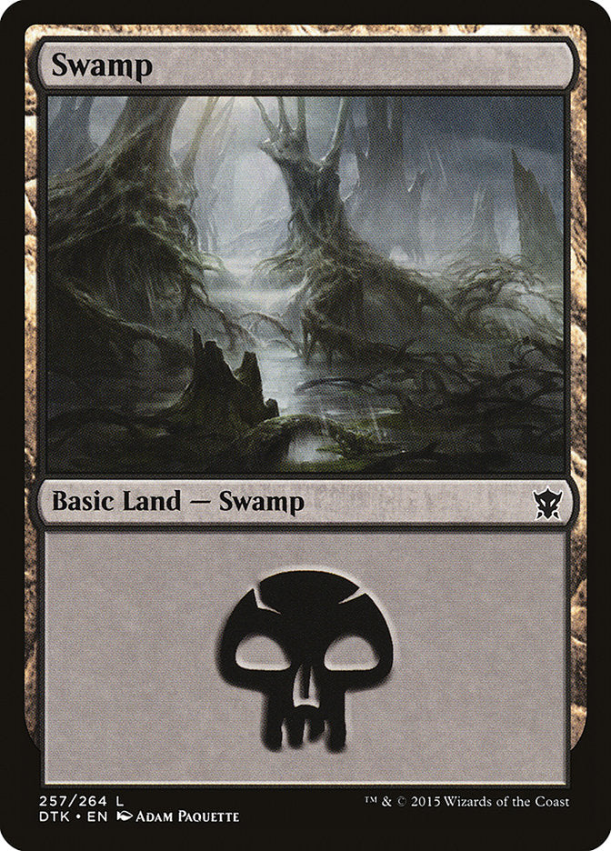 Swamp (257) [Dragons of Tarkir] | Deep Dive Games St. Marys