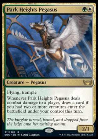 Park Heights Pegasus (Promo Pack) [Streets of New Capenna Promos] | Deep Dive Games St. Marys