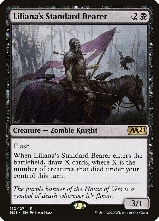 Liliana's Standard Bearer [Core Set 2021] | Deep Dive Games St. Marys