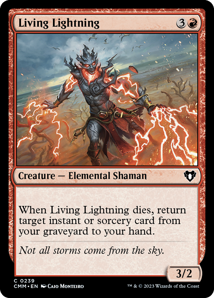 Living Lightning [Commander Masters] | Deep Dive Games St. Marys