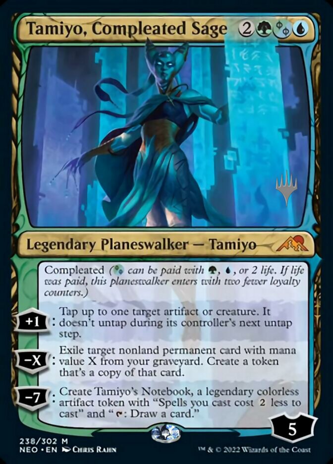 Tamiyo, Compleated Sage (Promo Pack) [Kamigawa: Neon Dynasty Promos] | Deep Dive Games St. Marys