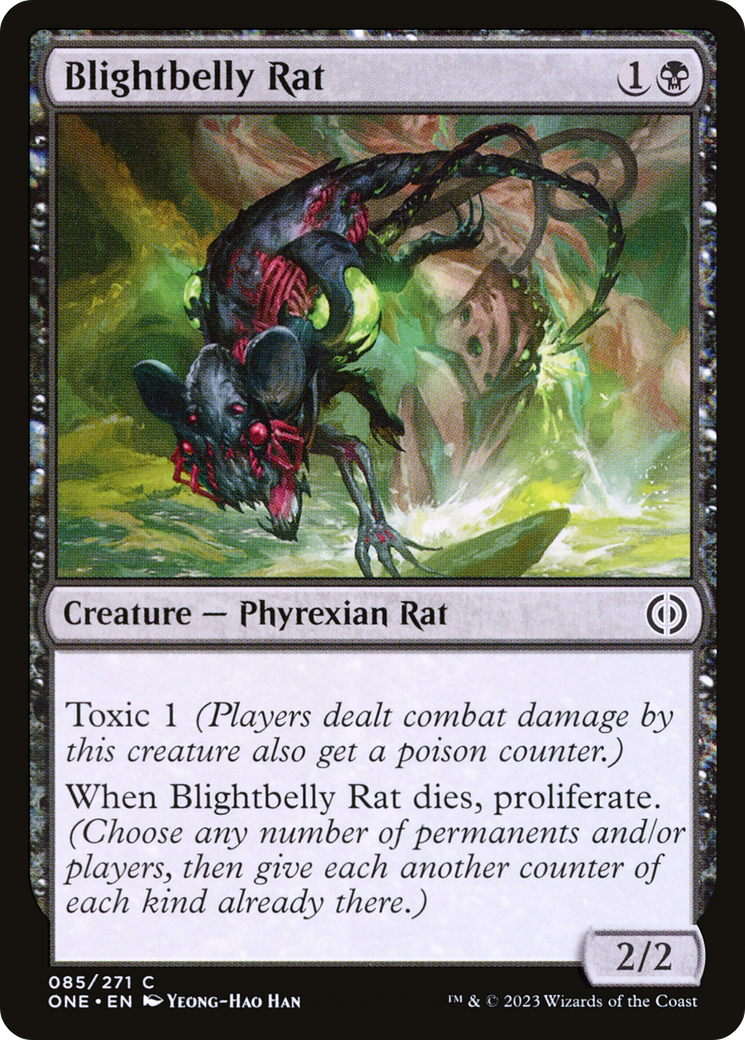 Blightbelly Rat [Phyrexia: All Will Be One] | Deep Dive Games St. Marys