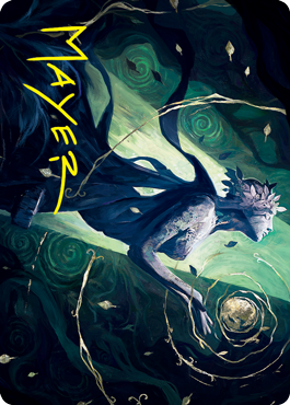 Nature's Embrace Art Card (Gold-Stamped Signature) [Innistrad: Crimson Vow Art Series] | Deep Dive Games St. Marys