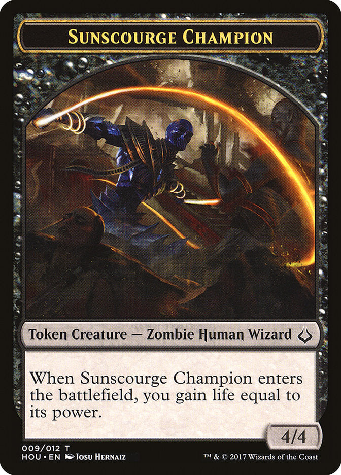 Sunscourge Champion Token [Hour of Devastation Tokens] | Deep Dive Games St. Marys