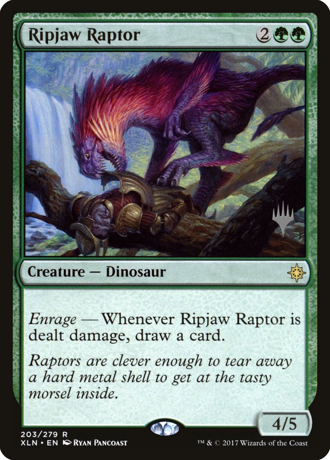 Ripjaw Raptor (Promo Pack) [Ixalan Promos] | Deep Dive Games St. Marys