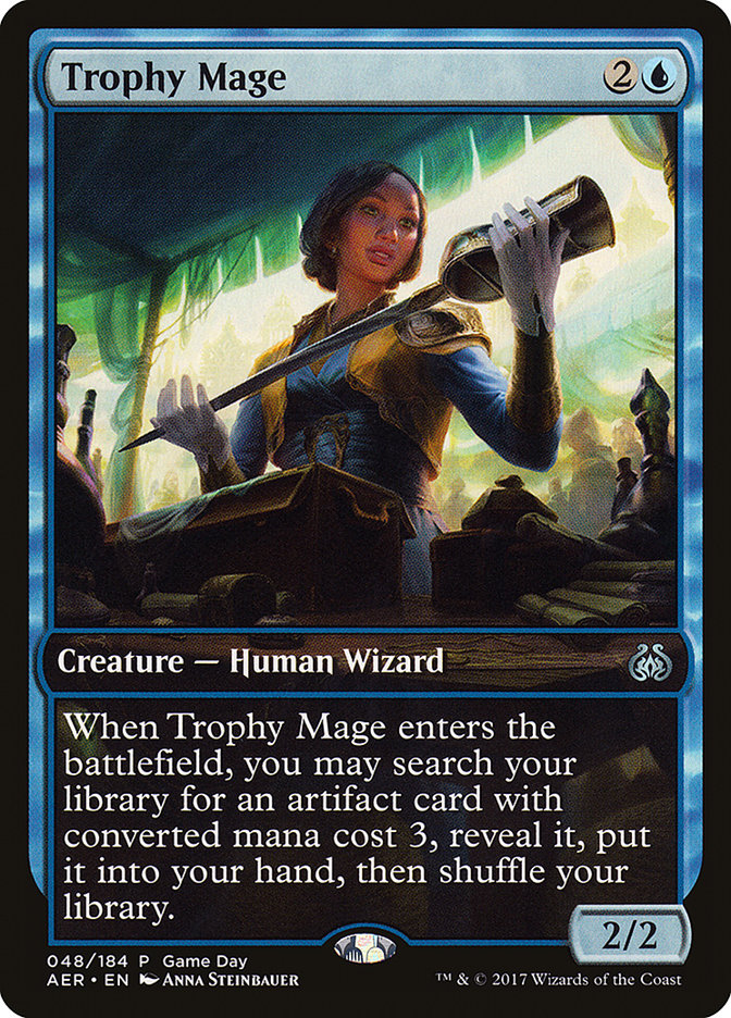 Trophy Mage (Game Day) [Aether Revolt Promos] | Deep Dive Games St. Marys