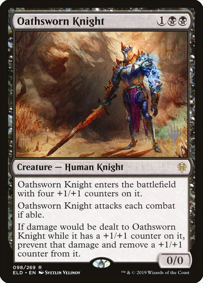 Oathsworn Knight (Promo Pack) [Throne of Eldraine Promos] | Deep Dive Games St. Marys