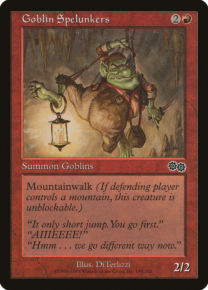 Goblin Spelunkers [Urza's Saga] | Deep Dive Games St. Marys