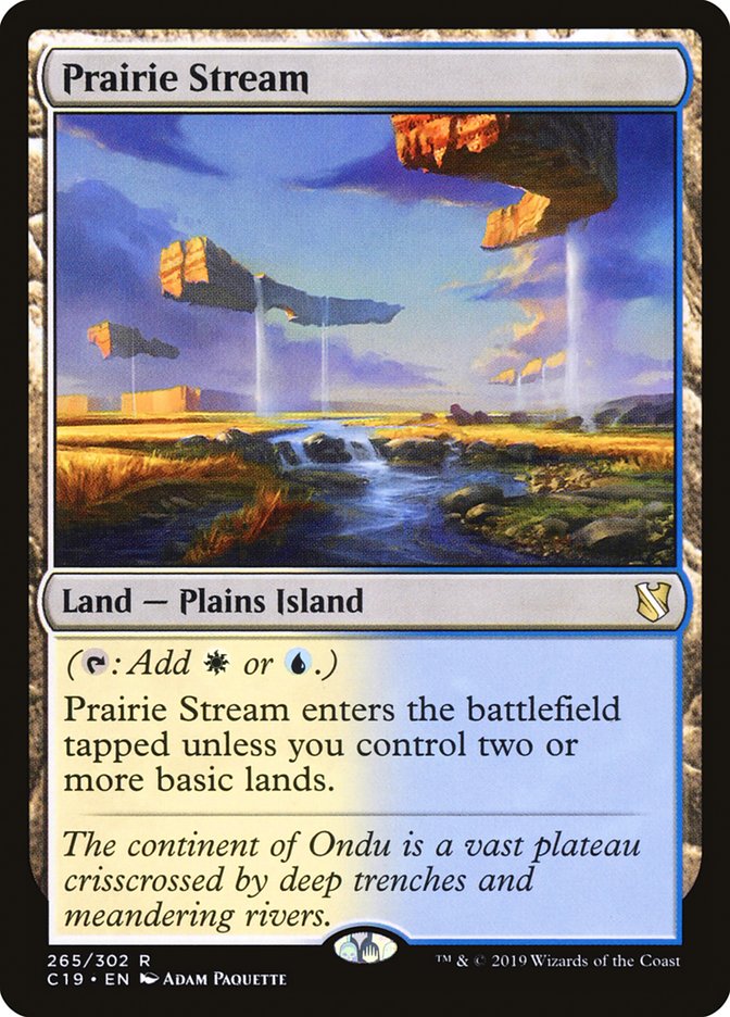 Prairie Stream [Commander 2019] | Deep Dive Games St. Marys