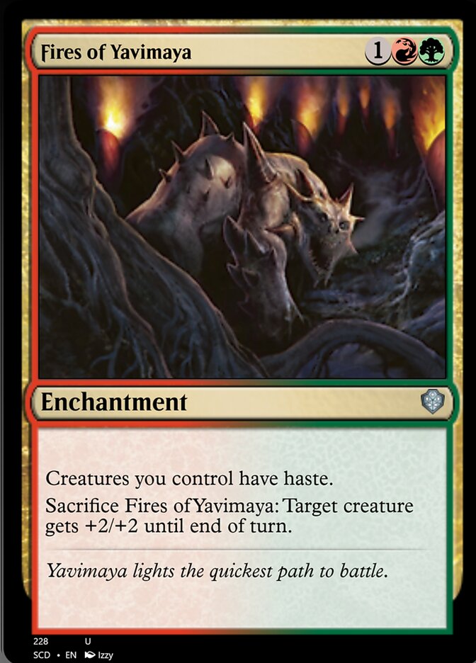 Fires of Yavimaya [Starter Commander Decks] | Deep Dive Games St. Marys