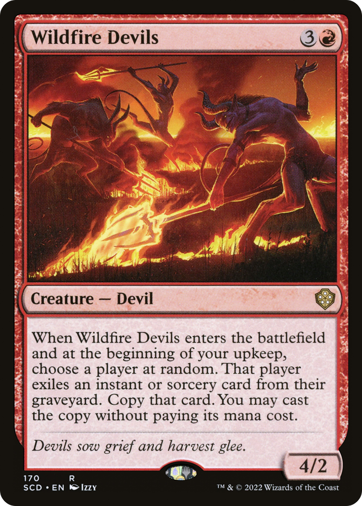 Wildfire Devils [Starter Commander Decks] | Deep Dive Games St. Marys