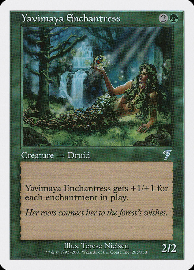 Yavimaya Enchantress [Seventh Edition] | Deep Dive Games St. Marys