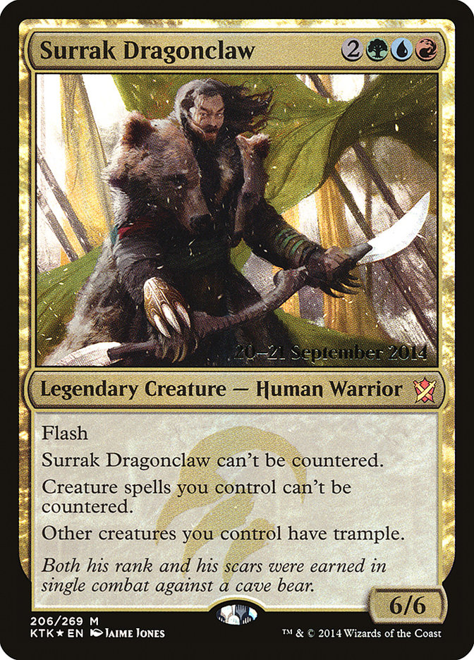 Surrak Dragonclaw [Khans of Tarkir Prerelease Promos] | Deep Dive Games St. Marys