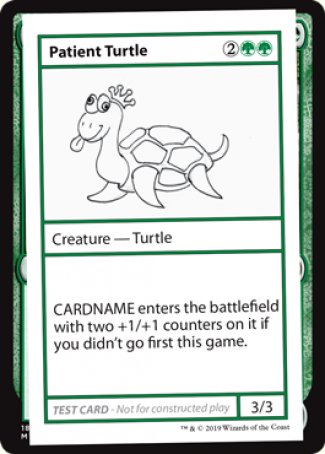 Patient Turtle (2021 Edition) [Mystery Booster Playtest Cards] | Deep Dive Games St. Marys