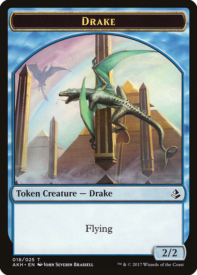 Drake Token [Amonkhet Tokens] | Deep Dive Games St. Marys