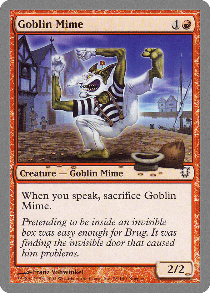 Goblin Mime [Unhinged] | Deep Dive Games St. Marys