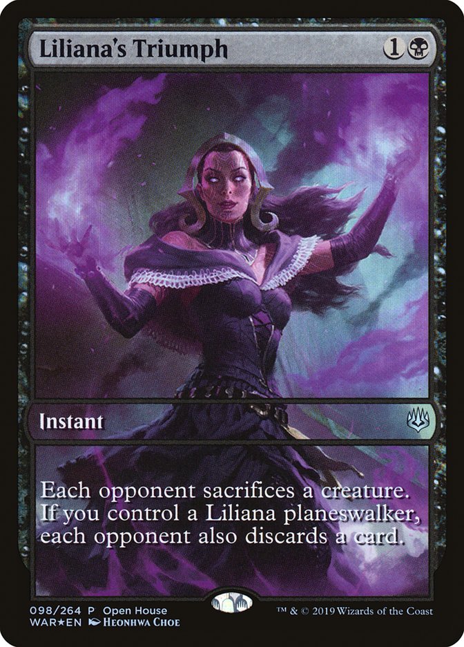 Liliana's Triumph (Open House) [War of the Spark Promos] | Deep Dive Games St. Marys