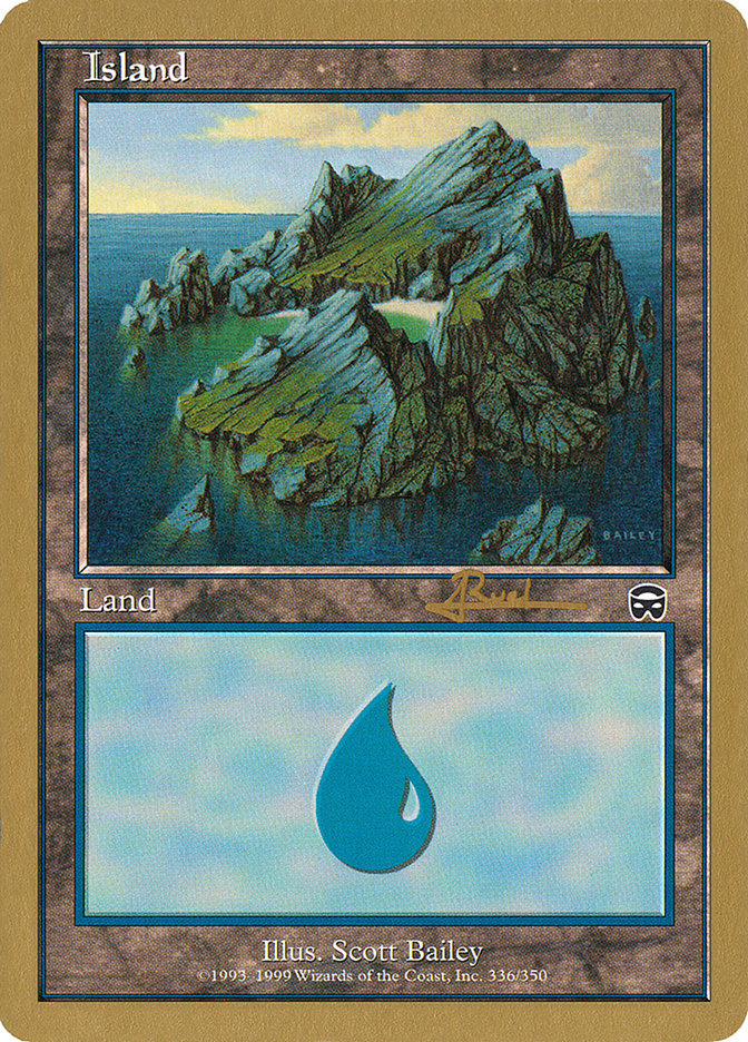 Island (ar336a) (Antoine Ruel) [World Championship Decks 2001] | Deep Dive Games St. Marys