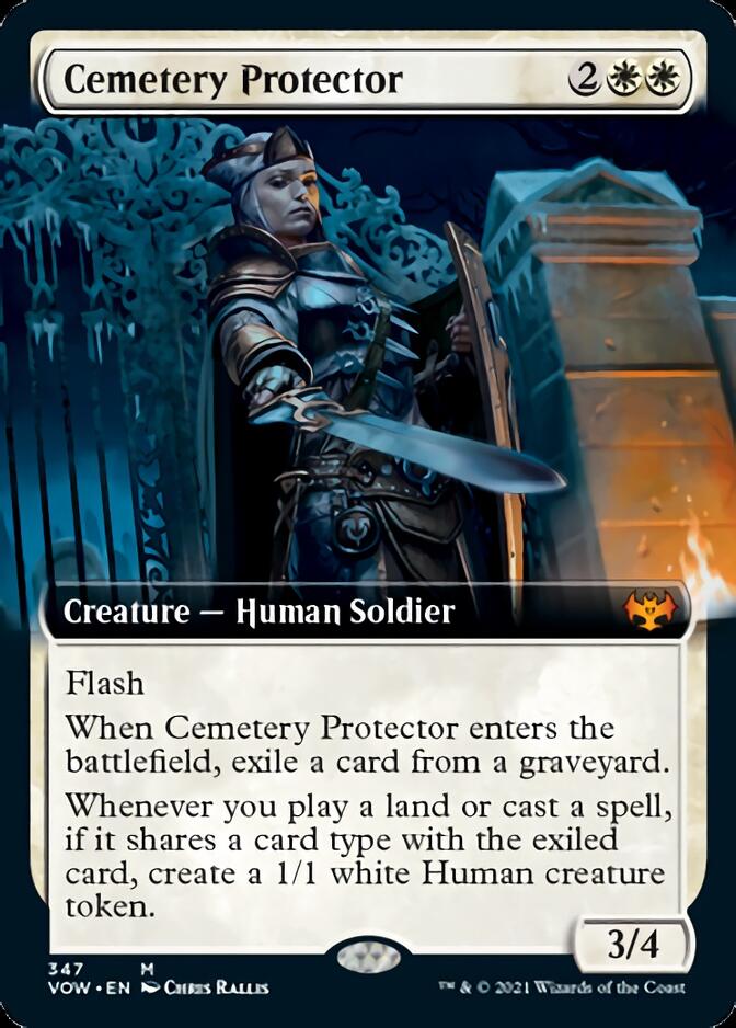 Cemetery Protector (Extended Art) [Innistrad: Crimson Vow] | Deep Dive Games St. Marys