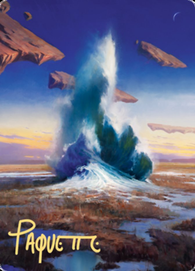 Flooded Strand Art Card (Gold-Stamped Signature) [Zendikar Rising Art Series] | Deep Dive Games St. Marys