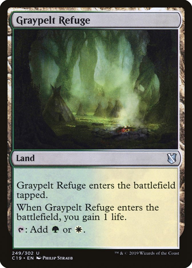 Graypelt Refuge [Commander 2019] | Deep Dive Games St. Marys