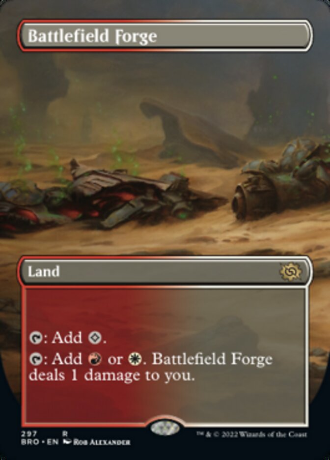 Battlefield Forge (Borderless Alternate Art) [The Brothers' War] | Deep Dive Games St. Marys