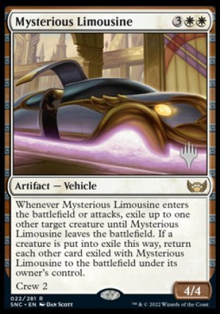 Mysterious Limousine (Promo Pack) [Streets of New Capenna Promos] | Deep Dive Games St. Marys