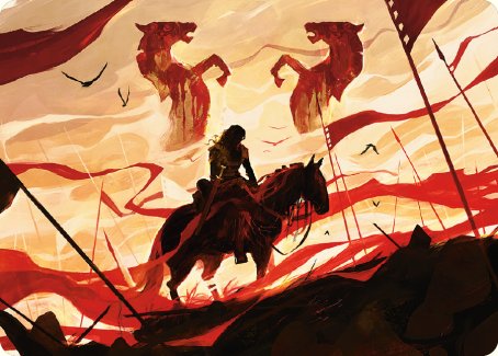 Merry, Esquire of Rohan Art Card [The Lord of the Rings: Tales of Middle-earth Art Series] | Deep Dive Games St. Marys