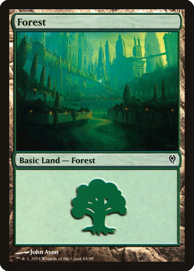 Forest (84) [Duel Decks: Jace vs. Vraska] | Deep Dive Games St. Marys