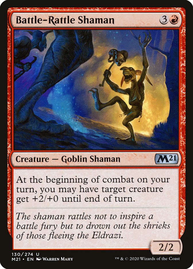 Battle-Rattle Shaman [Core Set 2021] | Deep Dive Games St. Marys