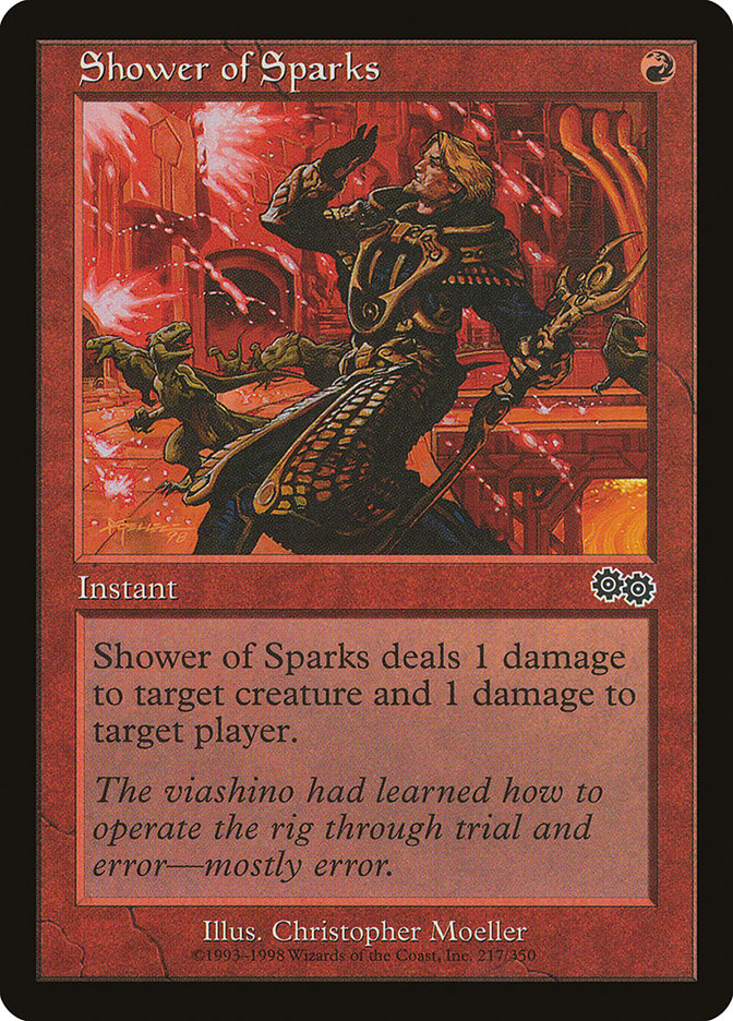 Shower of Sparks [Urza's Saga] | Deep Dive Games St. Marys