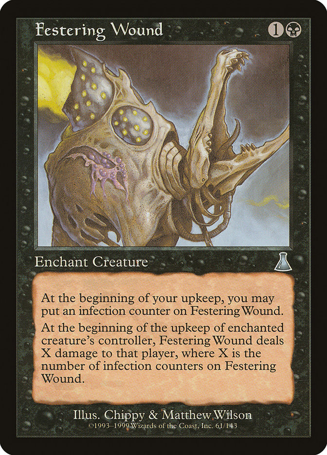 Festering Wound [Urza's Destiny] | Deep Dive Games St. Marys