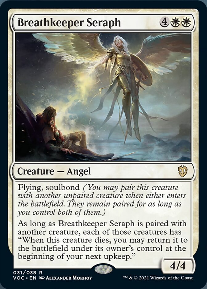 Breathkeeper Seraph [Innistrad: Crimson Vow Commander] | Deep Dive Games St. Marys