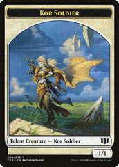 Kor Soldier // Pegasus Double-Sided Token [Commander 2014 Tokens] | Deep Dive Games St. Marys