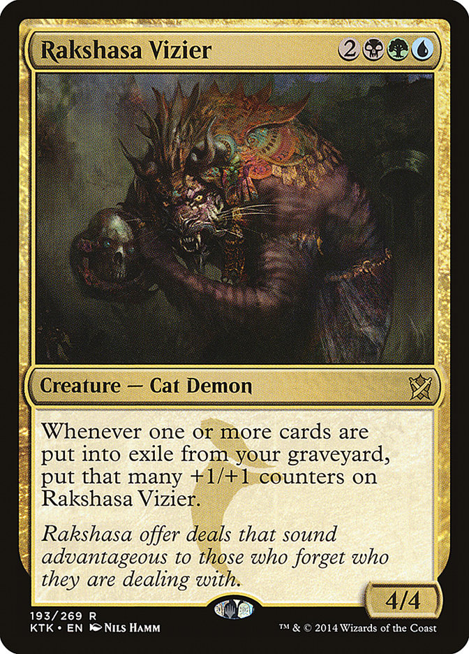 Rakshasa Vizier [Khans of Tarkir] | Deep Dive Games St. Marys