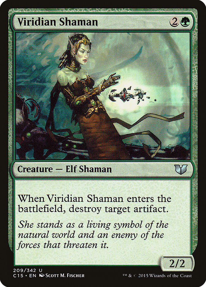 Viridian Shaman [Commander 2015] | Deep Dive Games St. Marys