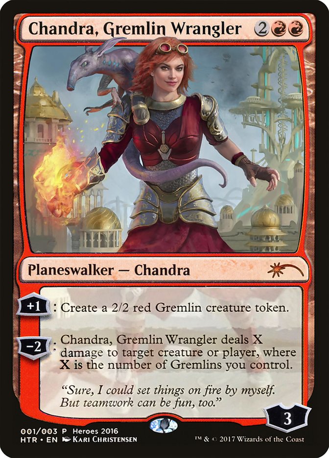 Chandra, Gremlin Wrangler [Heroes of the Realm] | Deep Dive Games St. Marys