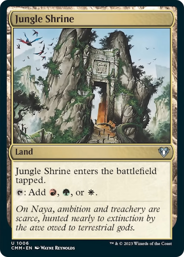Jungle Shrine [Commander Masters] | Deep Dive Games St. Marys