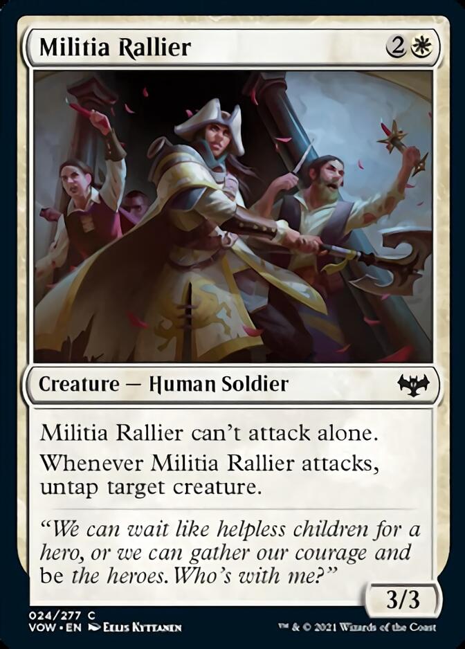 Militia Rallier [Innistrad: Crimson Vow] | Deep Dive Games St. Marys