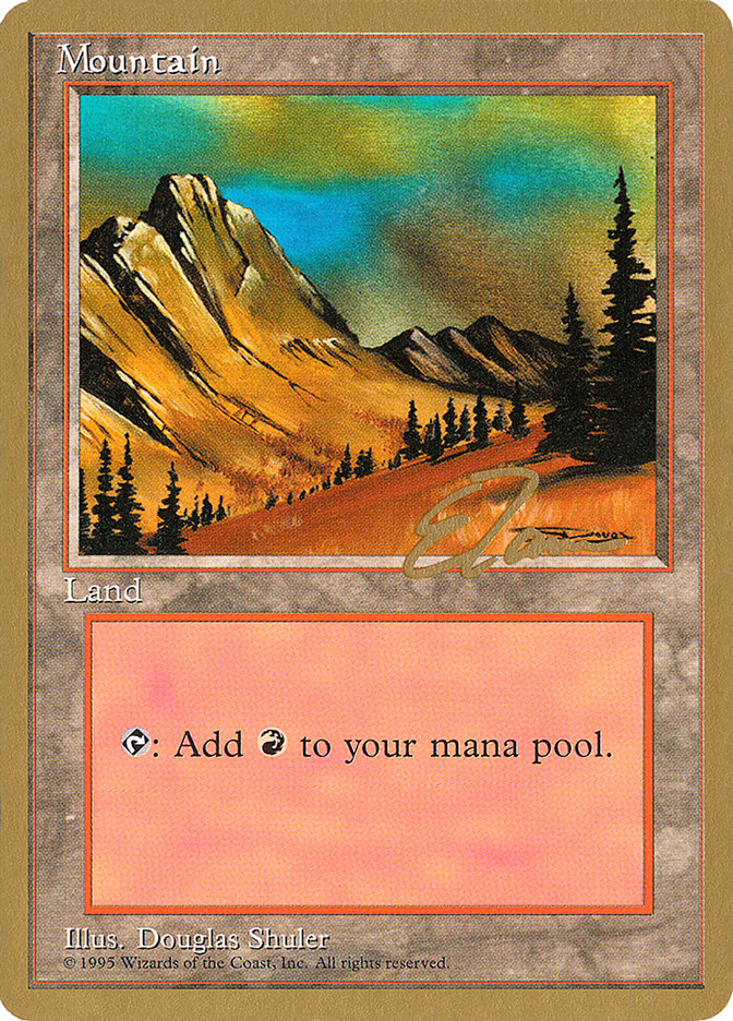 Mountain (et375) (Eric Tam) [Pro Tour Collector Set] | Deep Dive Games St. Marys