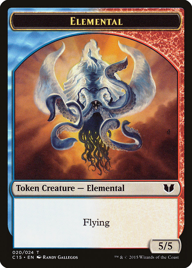 Elemental Token [Commander 2015 Tokens] | Deep Dive Games St. Marys