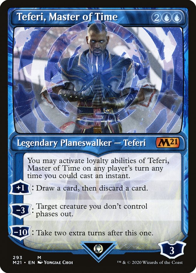 Teferi, Master of Time (Showcase) (293) [Core Set 2021] | Deep Dive Games St. Marys