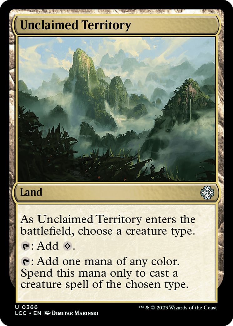 Unclaimed Territory [The Lost Caverns of Ixalan Commander] | Deep Dive Games St. Marys