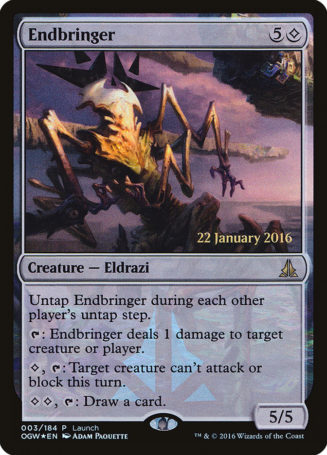 Endbringer (Prerelease) [Oath of the Gatewatch Promos] | Deep Dive Games St. Marys