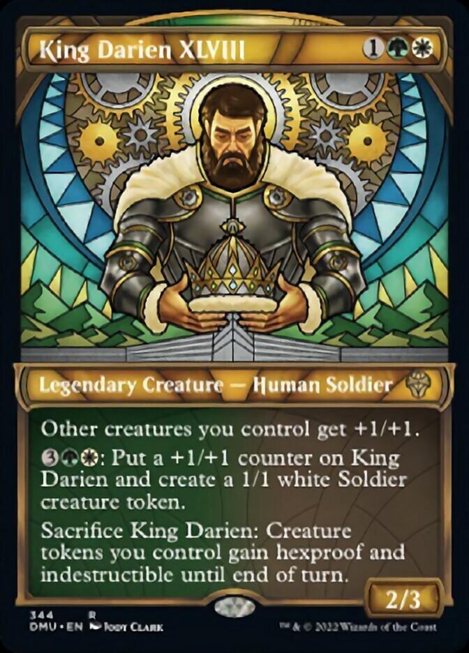 King Darien XLVIII (Showcase Textured) [Dominaria United] | Deep Dive Games St. Marys