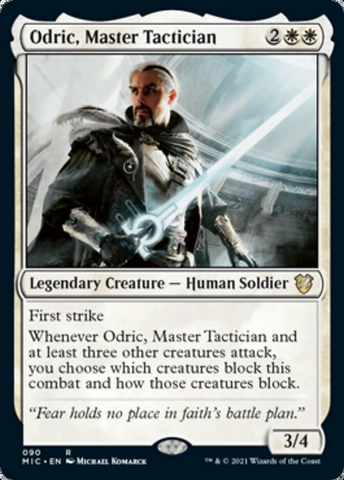 Odric, Master Tactician [Innistrad: Midnight Hunt Commander] | Deep Dive Games St. Marys