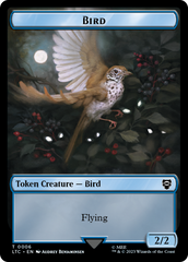 Elf Warrior // Bird Double Sided Token [The Lord of the Rings: Tales of Middle-Earth Commander Tokens] | Deep Dive Games St. Marys