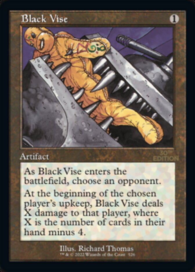 Black Vise (Retro) [30th Anniversary Edition] | Deep Dive Games St. Marys